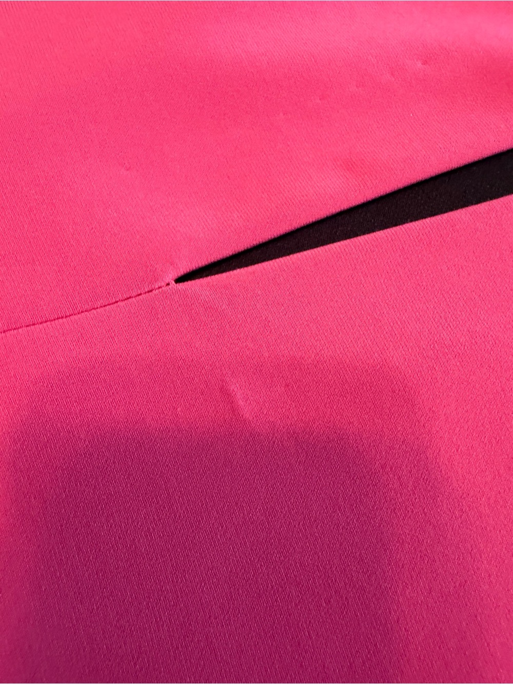 Joseph Ribkoff Fuchsia Midi Dress with Ruffle Sleeves - Picture 4 of 4